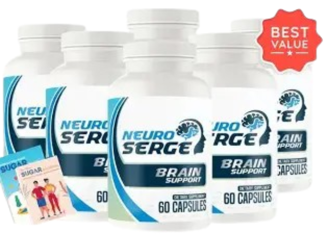NeuroSerge 6 Bottles - 180 Day Supply